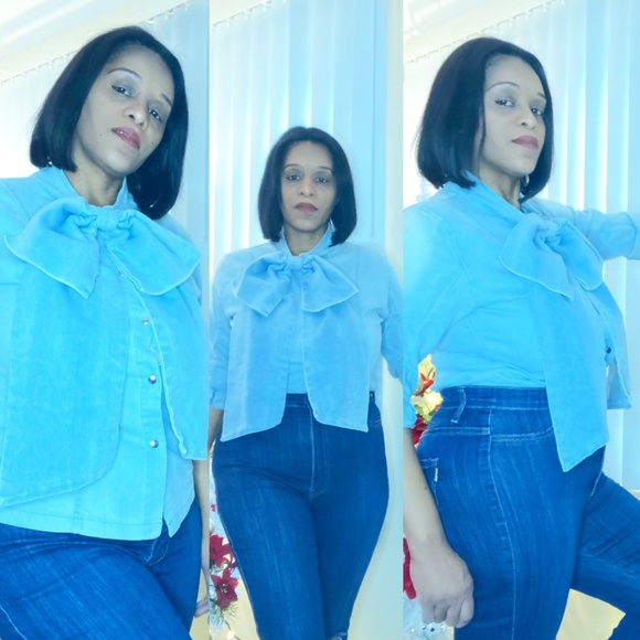 Denim Blue Long Sleeve Shirt - Picture 2 of 4